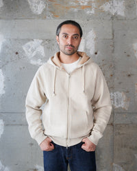 Wonder Looper Fleeced Foxfibre® Zip Hoodie - Oatmeal | Wonder Looper Sweaters & Knitwear | JEANSTORE