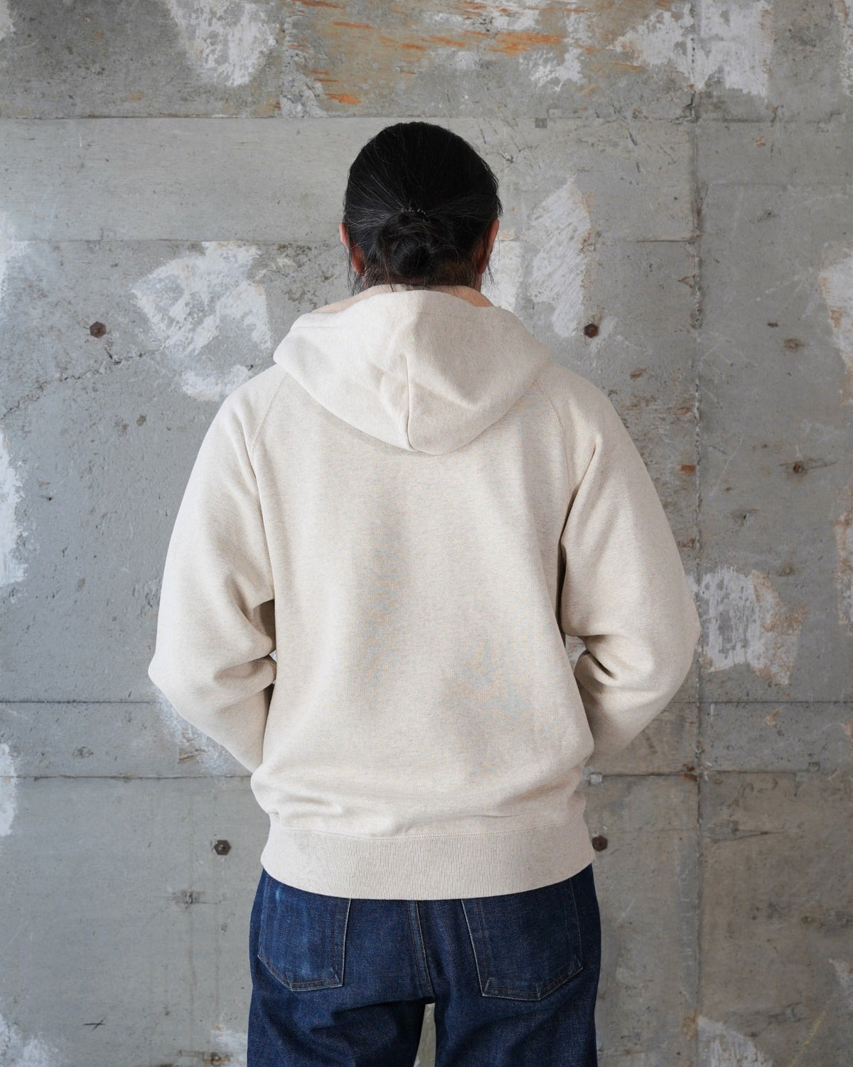 Wonder Looper Fleeced Foxfibre® Zip Hoodie - Oatmeal | Wonder Looper Sweaters & Knitwear | JEANSTORE