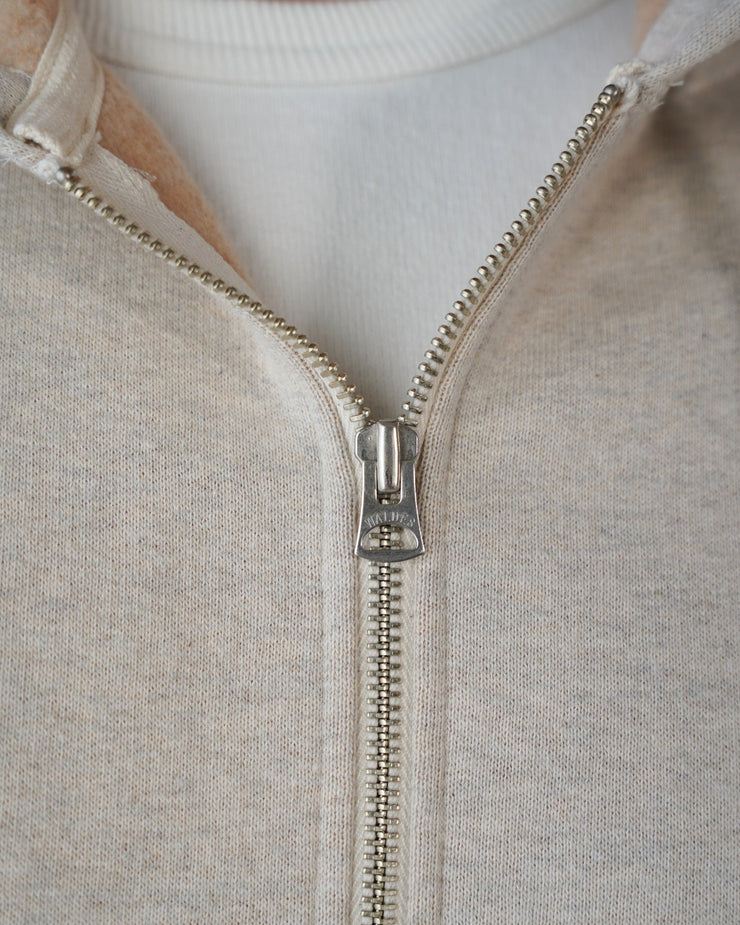 Wonder Looper Fleeced Foxfibre® Zip Hoodie - Oatmeal | Wonder Looper Sweaters & Knitwear | JEANSTORE