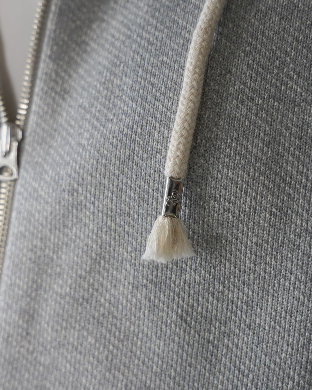 Wonder Looper 876gsm Double Heavyweight French Terry Zip Hoodie - Heather Grey | Wonder Looper Sweaters & Knitwear | JEANSTORE