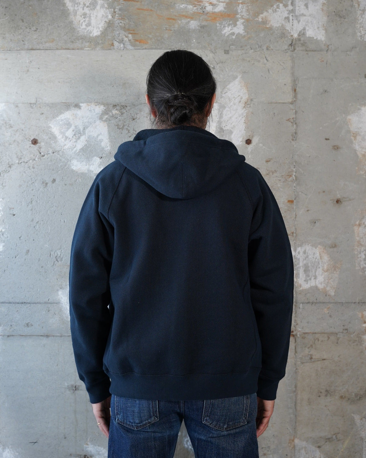 Wonder Looper 876gsm Double Heavyweight French Terry Zip Hoodie - Navy | Wonder Looper Sweaters & Knitwear | JEANSTORE