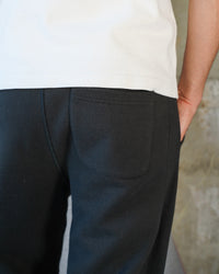 Wonder Looper 876gsm Double Heavyweight French Terry Sweatpants - Sumi Black
