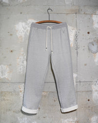 Wonder Looper 876gsm Double Heavyweight French Terry Sweatpants - Heather Grey
