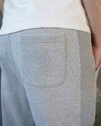 Wonder Looper 876gsm Double Heavyweight French Terry Sweatpants - Heather Grey