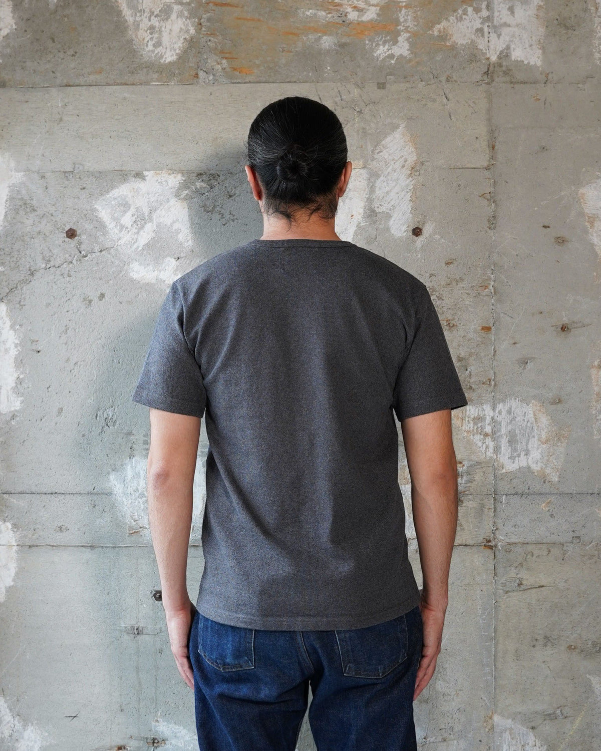 Wonder Looper 409gsm Double Heavyweight T Shirt - Charcoal | Wonder Looper T Shirts | JEANSTORE