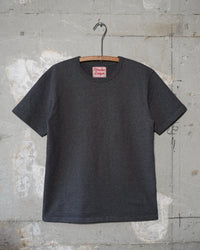 Wonder Looper 409gsm Double Heavyweight T Shirt - Charcoal | Wonder Looper T Shirts | JEANSTORE