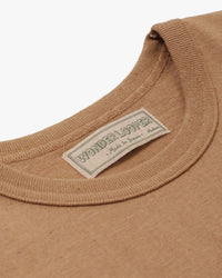 Wonder Looper Foxfibre® Tsuriami Crew Neck Tee - Coyote 70 | Wonder Looper T Shirts | JEANSTORE