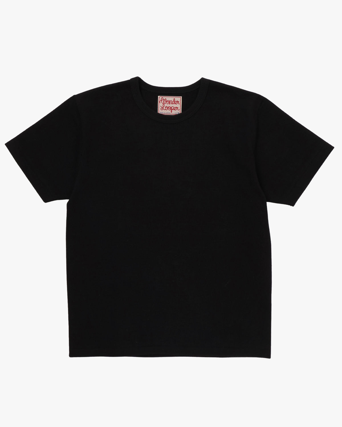 Wonder Looper 593gsm Triple Heavyweight Tsurami T Shirt - Black | Wonder Looper T Shirts | JEANSTORE