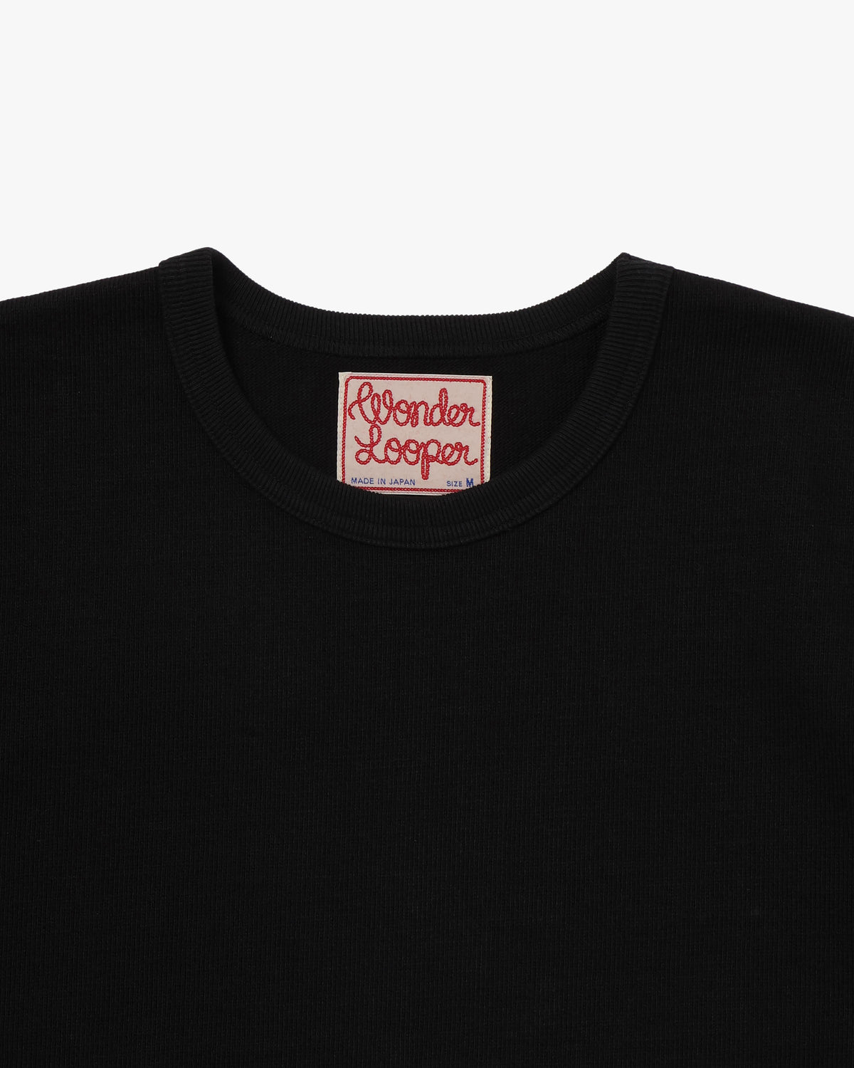 Wonder Looper 593gsm Triple Heavyweight Tsurami T Shirt - Black | Wonder Looper T Shirts | JEANSTORE