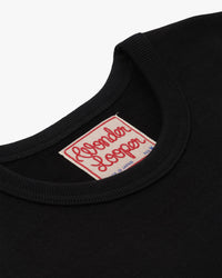 Wonder Looper 593gsm Triple Heavyweight Tsurami T Shirt - Black | Wonder Looper T Shirts | JEANSTORE