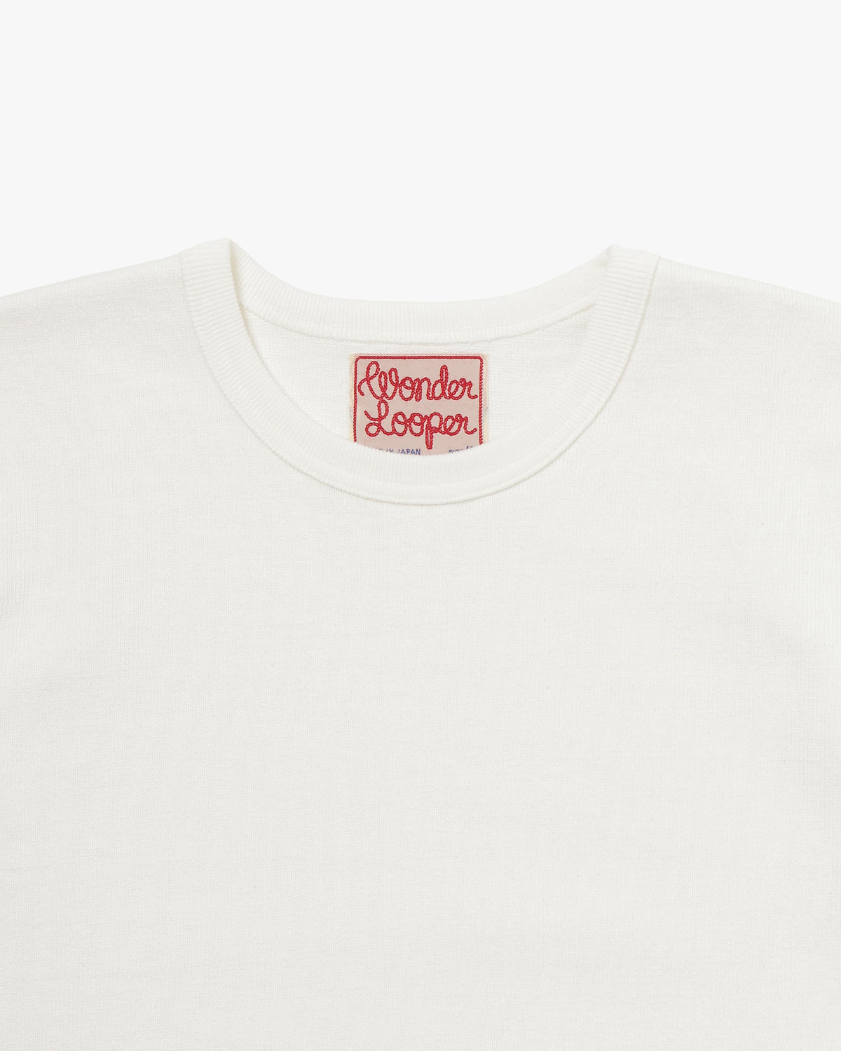 Wonder Looper 593gsm Triple Heavyweight Tsurami T Shirt - White | Wonder Looper T Shirts | JEANSTORE