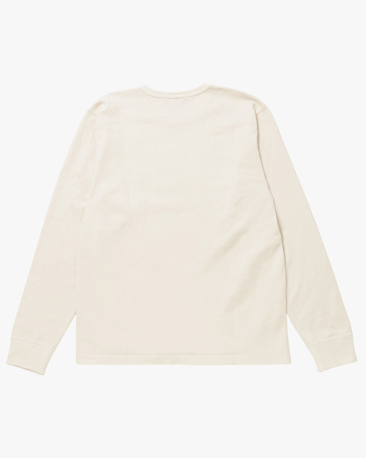 Wonder Looper 409gsm Double Heavyweight L/S T Shirt - Ecru