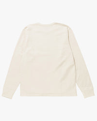 Wonder Looper 409gsm Double Heavyweight L/S T Shirt - Ecru