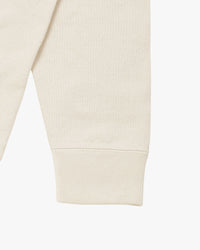 Wonder Looper 409gsm Double Heavyweight L/S T Shirt - Ecru