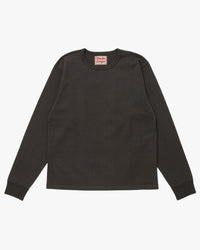 Wonder Looper 409gsm Double Heavyweight L/S T Shirt - Sumi Black | Wonder Looper T Shirts | JEANSTORE