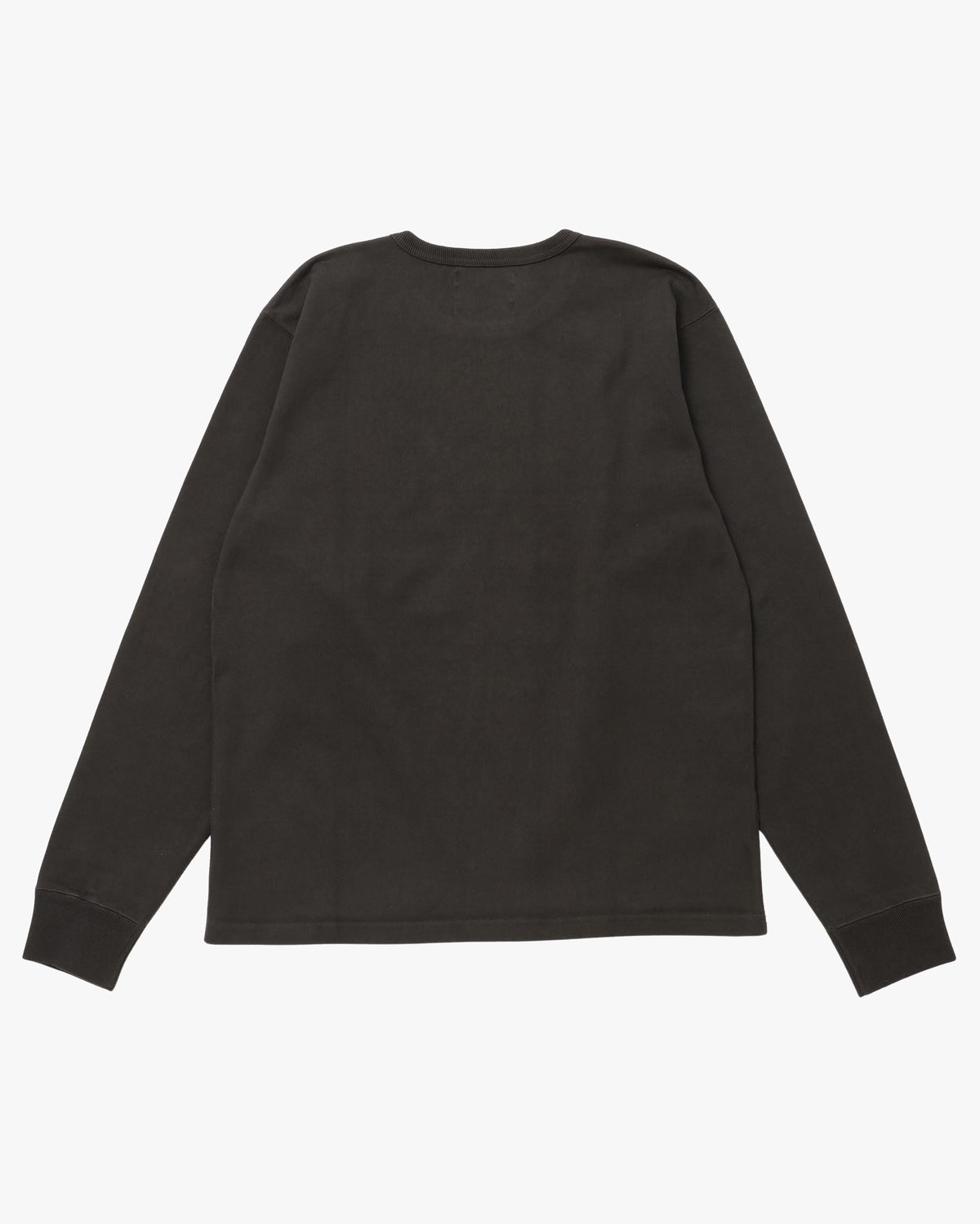Wonder Looper 409gsm Double Heavyweight L/S T Shirt - Sumi Black | Wonder Looper T Shirts | JEANSTORE