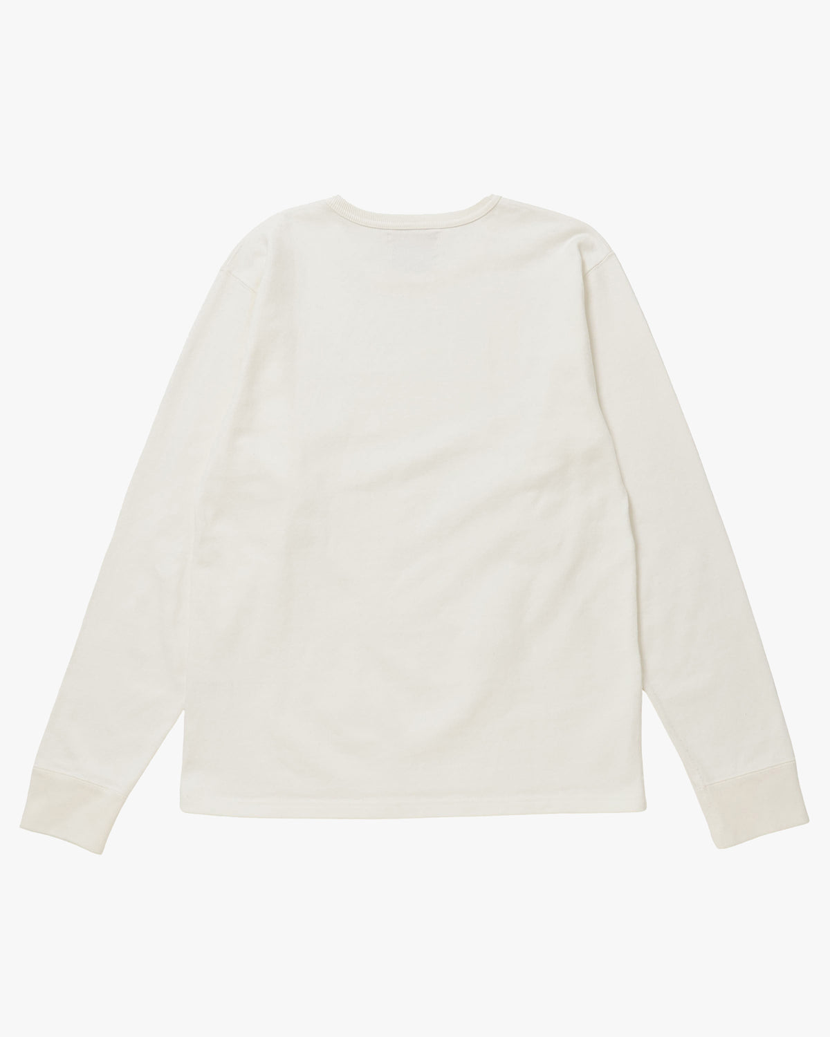 Wonder Looper 409gsm Double Heavyweight L/S T Shirt - White | Wonder Looper T Shirts | JEANSTORE