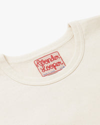 Wonder Looper 409gsm Double Heavyweight L/S T Shirt - Ecru
