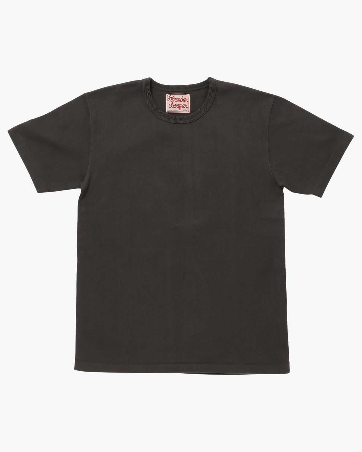 Wonder Looper 409gsm Double Heavyweight T Shirt - Sumi Black | Wonder Looper T Shirts | JEANSTORE