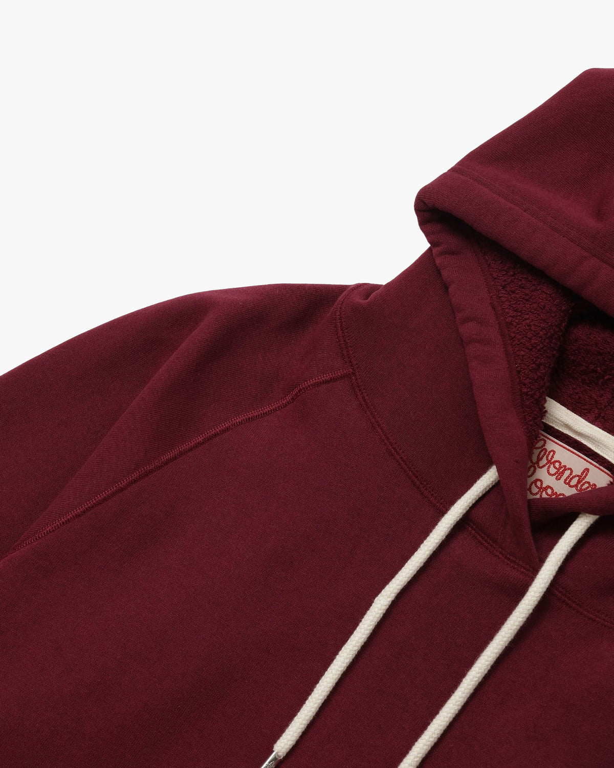 Wonder Looper Super Looper French Terry Pullover Hoodie - Burgundy