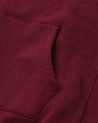 Wonder Looper Super Looper French Terry Pullover Hoodie - Burgundy