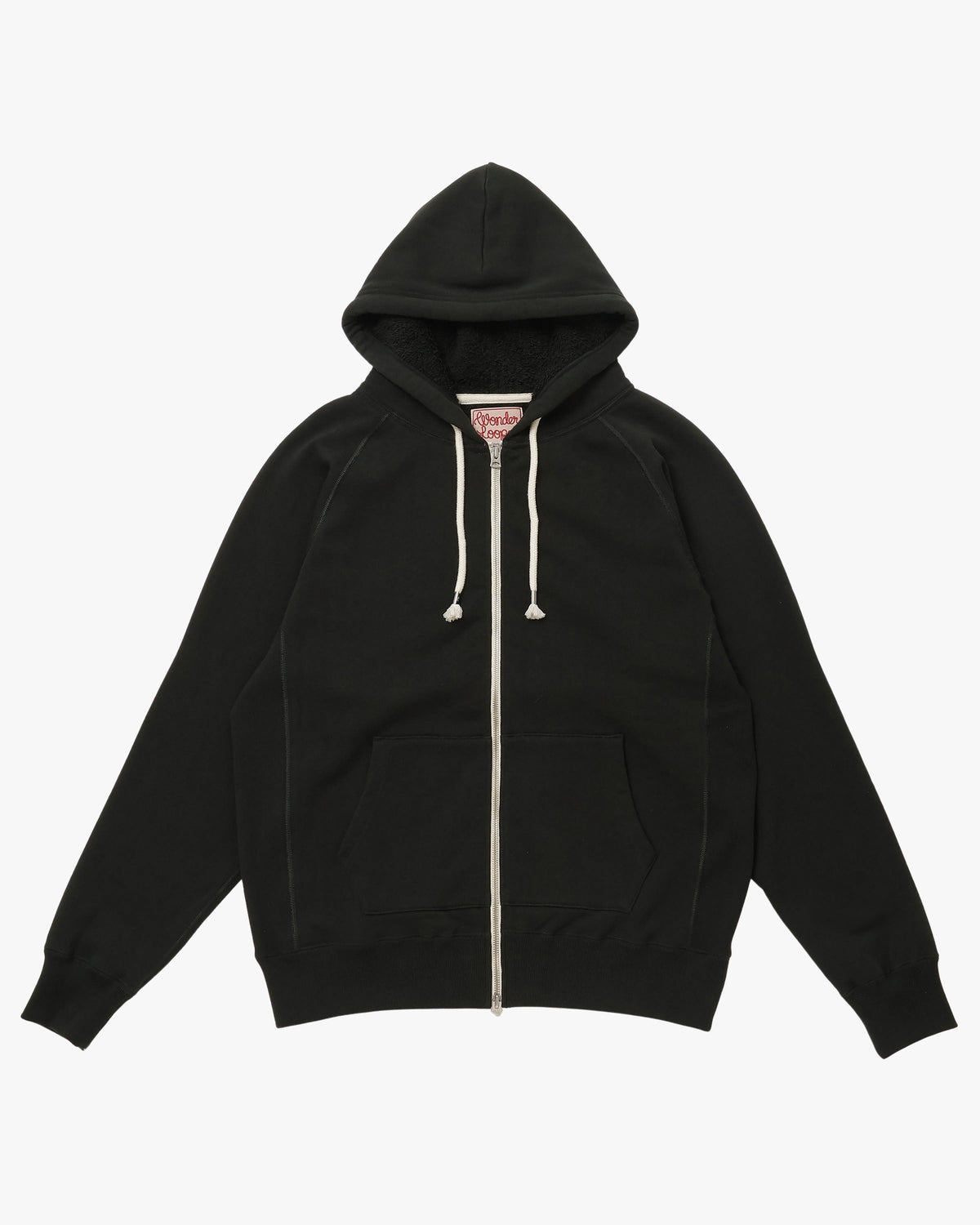 Wonder Looper Super Looper French Terry Zip Hoodie - Sumi Black | Wonder Looper Sweaters & Knitwear | JEANSTORE