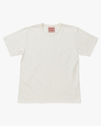 Wonder Looper ELS Recycled Cotton Slub T Shirt - White | Wonder Looper T Shirts | JEANSTORE