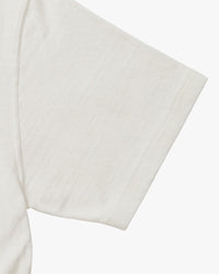 Wonder Looper ELS Recycled Cotton Slub T Shirt - White | Wonder Looper T Shirts | JEANSTORE