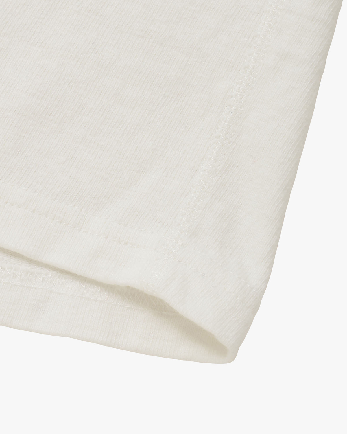 Wonder Looper ELS Recycled Cotton Slub T Shirt - White | Wonder Looper T Shirts | JEANSTORE