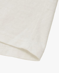 Wonder Looper ELS Recycled Cotton Slub T Shirt - White | Wonder Looper T Shirts | JEANSTORE
