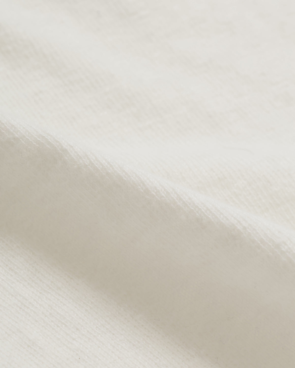 Wonder Looper ELS Recycled Cotton Slub T Shirt - White | Wonder Looper T Shirts | JEANSTORE