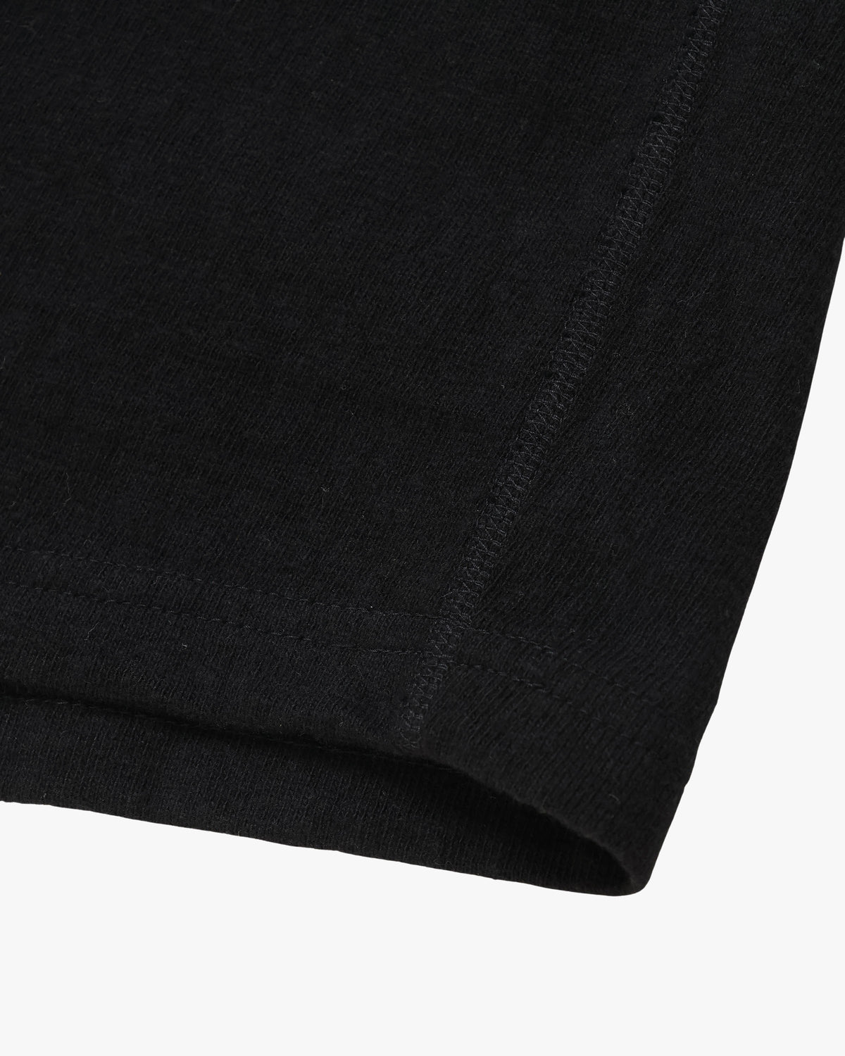 Wonder Looper ELS Recycled Cotton Slub T Shirt - Black | Wonder Looper T Shirts | JEANSTORE