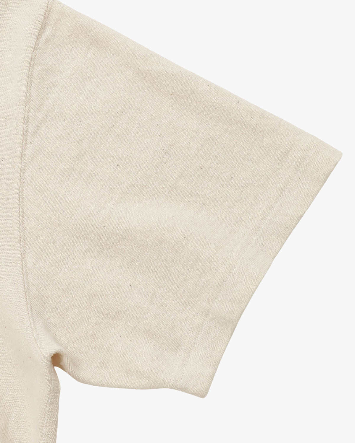 Wonder Looper ELS Recycled Cotton Slub T Shirt - Ecru | Wonder Looper T Shirts | JEANSTORE