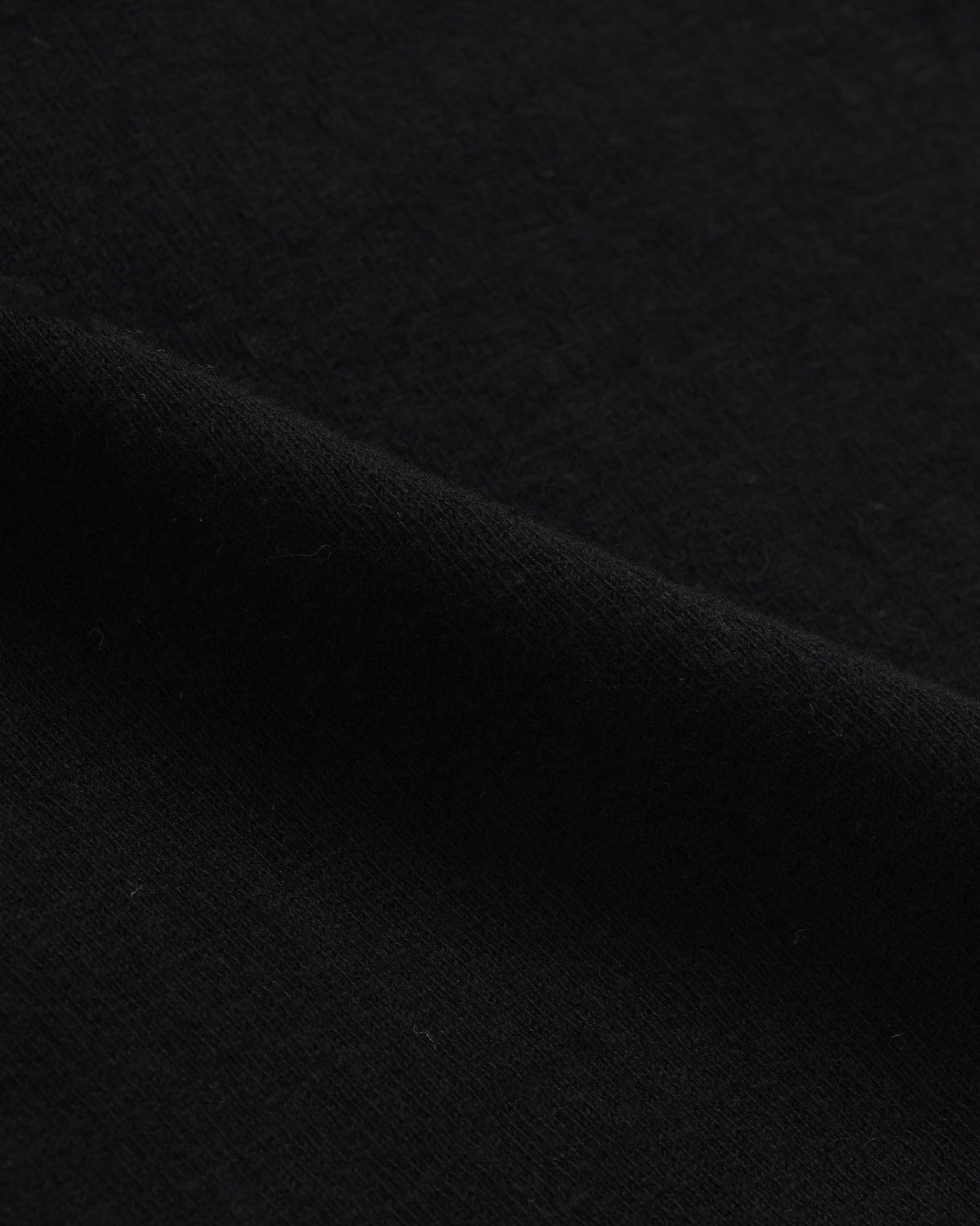 Wonder Looper ELS Recycled Cotton Slub T Shirt - Black | Wonder Looper T Shirts | JEANSTORE