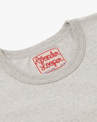 Wonder Looper ELS Recycled Cotton Slub T Shirt - Heather Grey | Wonder Looper T Shirts | JEANSTORE