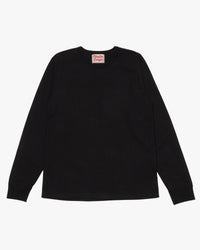 Wonder Looper 409gsm Double Heavyweight L/S T Shirt - Black | Wonder Looper T Shirts | JEANSTORE