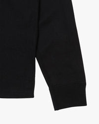 Wonder Looper 409gsm Double Heavyweight L/S T Shirt - Black | Wonder Looper T Shirts | JEANSTORE