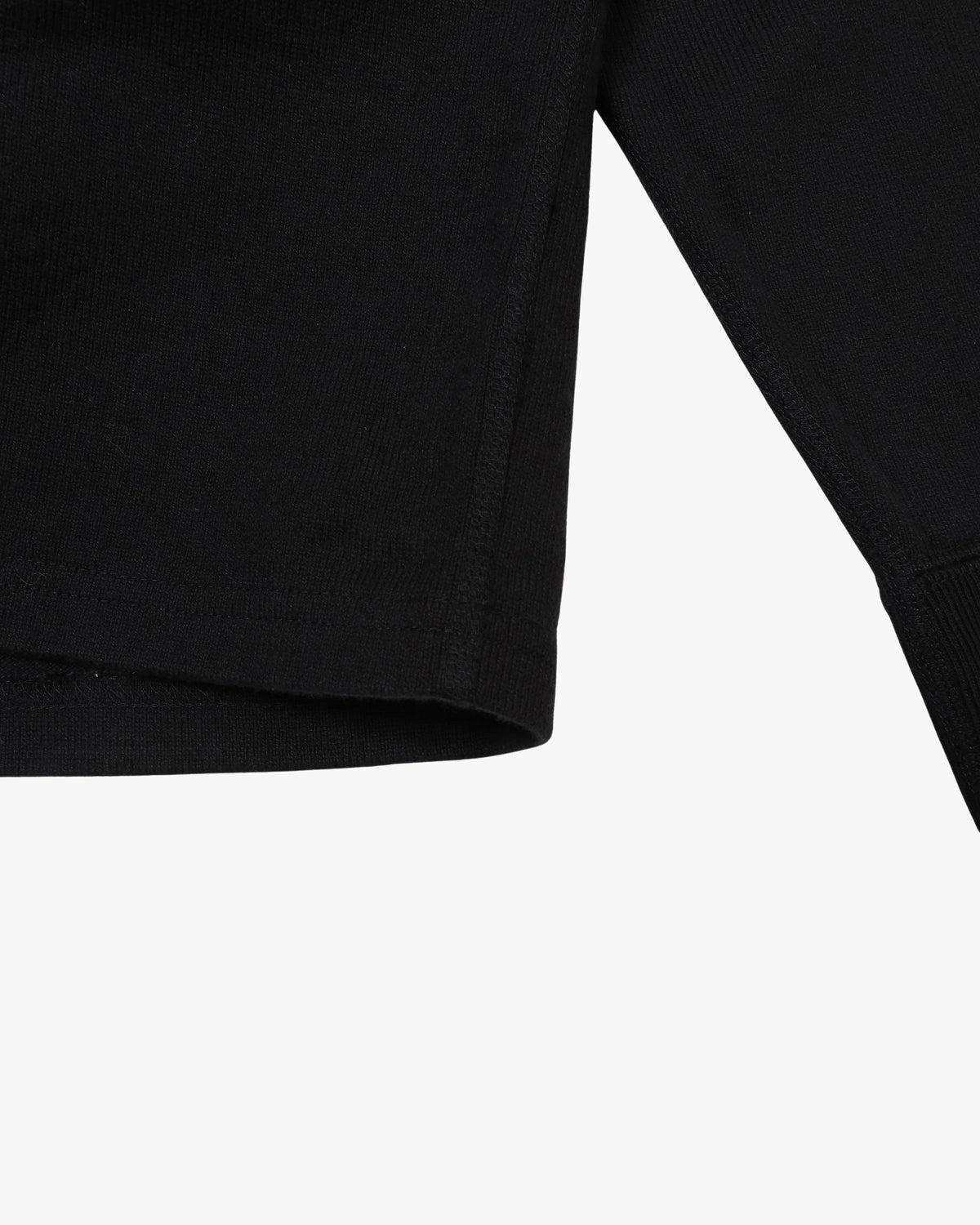 Wonder Looper 409gsm Double Heavyweight L/S T Shirt - Black | Wonder Looper T Shirts | JEANSTORE