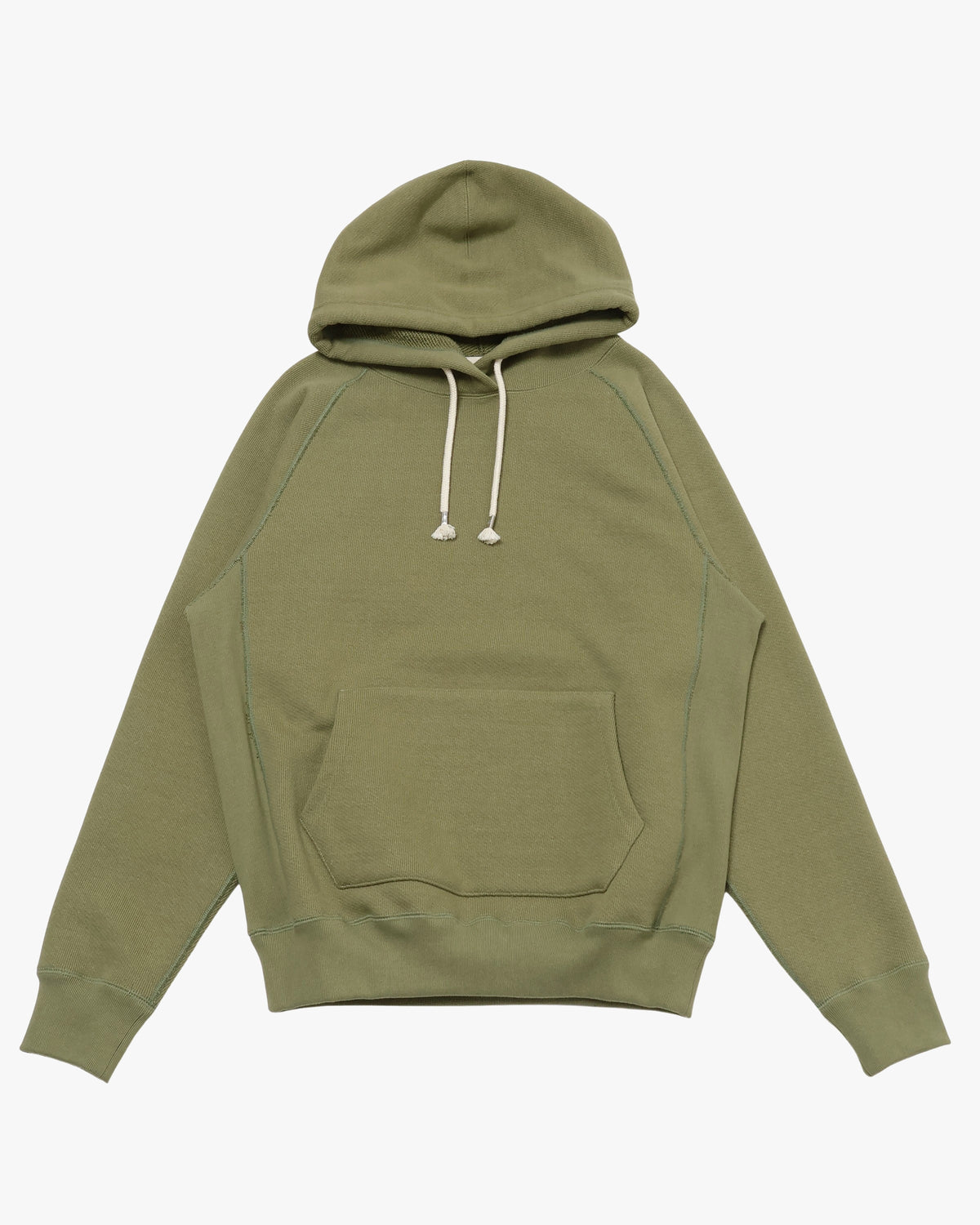 Wonder Looper 876gsm Double Heavyweight French Terry Pullover Hoodie - Sage | Wonder Looper Sweaters & Knitwear | JEANSTORE
