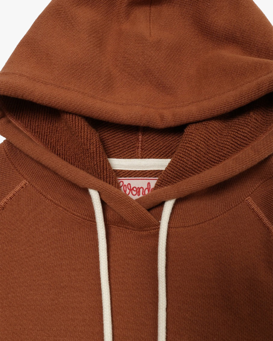 Wonder Looper 876gsm Double Heavyweight French Terry Pullover Hoodie - Rust | Wonder Looper Sweaters & Knitwear | JEANSTORE