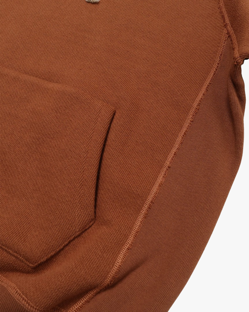 Wonder Looper 876gsm Double Heavyweight French Terry Pullover Hoodie - Rust | Wonder Looper Sweaters & Knitwear | JEANSTORE
