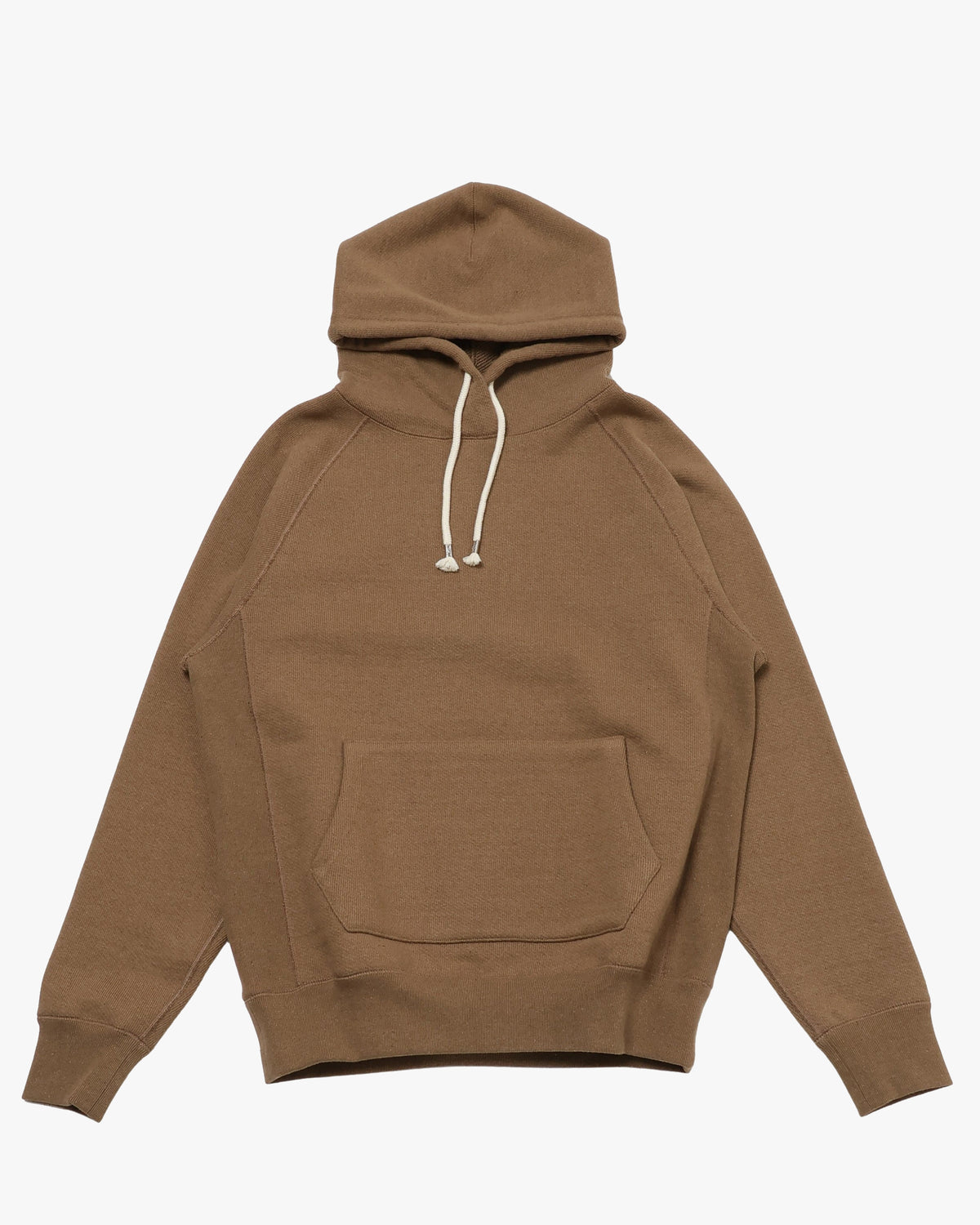 Wonder Looper 825gsm Double Heavyweight French Terry Iron Mordant Foxfibre® Pullover Hoodie - Coyote 80 - M