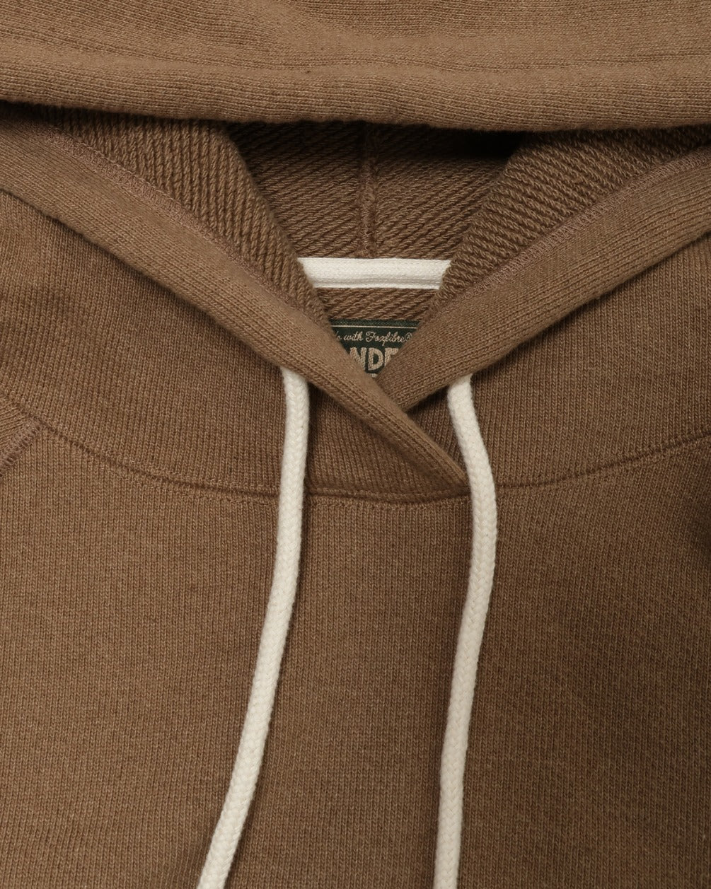 Wonder Looper 825gsm Double Heavyweight French Terry Iron Mordant Foxfibre® Pullover Hoodie - Coyote 80