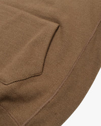 Wonder Looper 825gsm Double Heavyweight French Terry Iron Mordant Foxfibre® Pullover Hoodie - Coyote 80