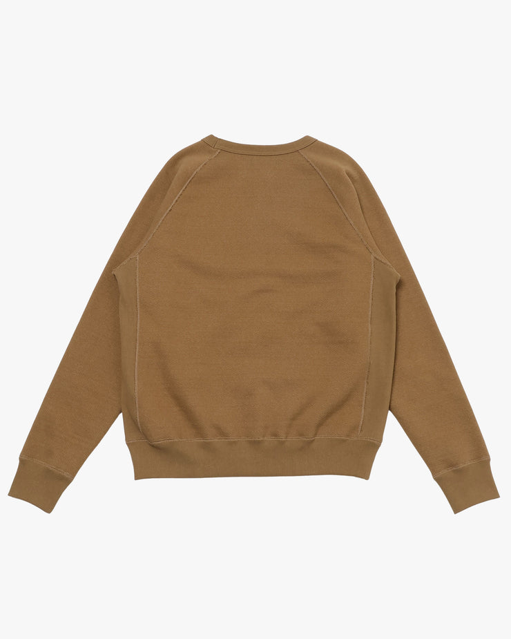 Wonder Looper 876gsm Double Heavyweight French Terry Pullover Crew Neck - Dune