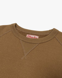 Wonder Looper 876gsm Double Heavyweight French Terry Pullover Crew Neck - Dune