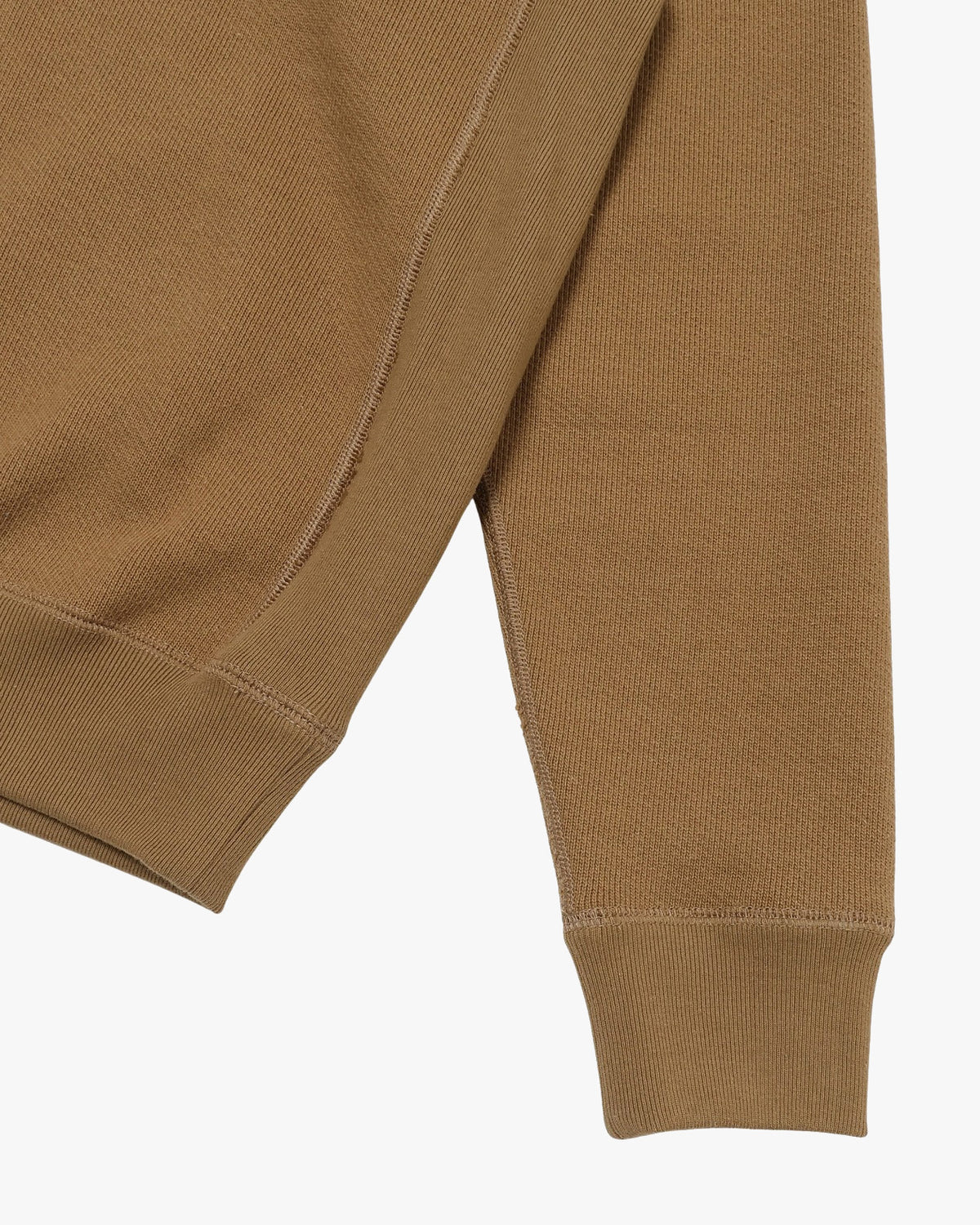 Wonder Looper 876gsm Double Heavyweight French Terry Pullover Crew Neck - Dune
