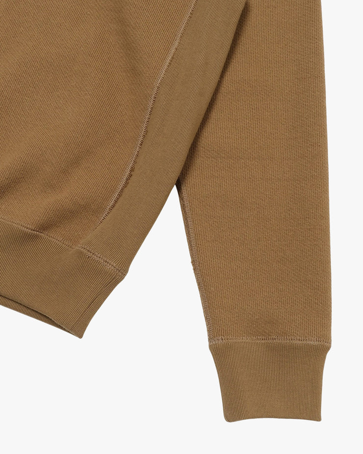 Wonder Looper 876gsm Double Heavyweight French Terry Pullover Crew Neck - Dune