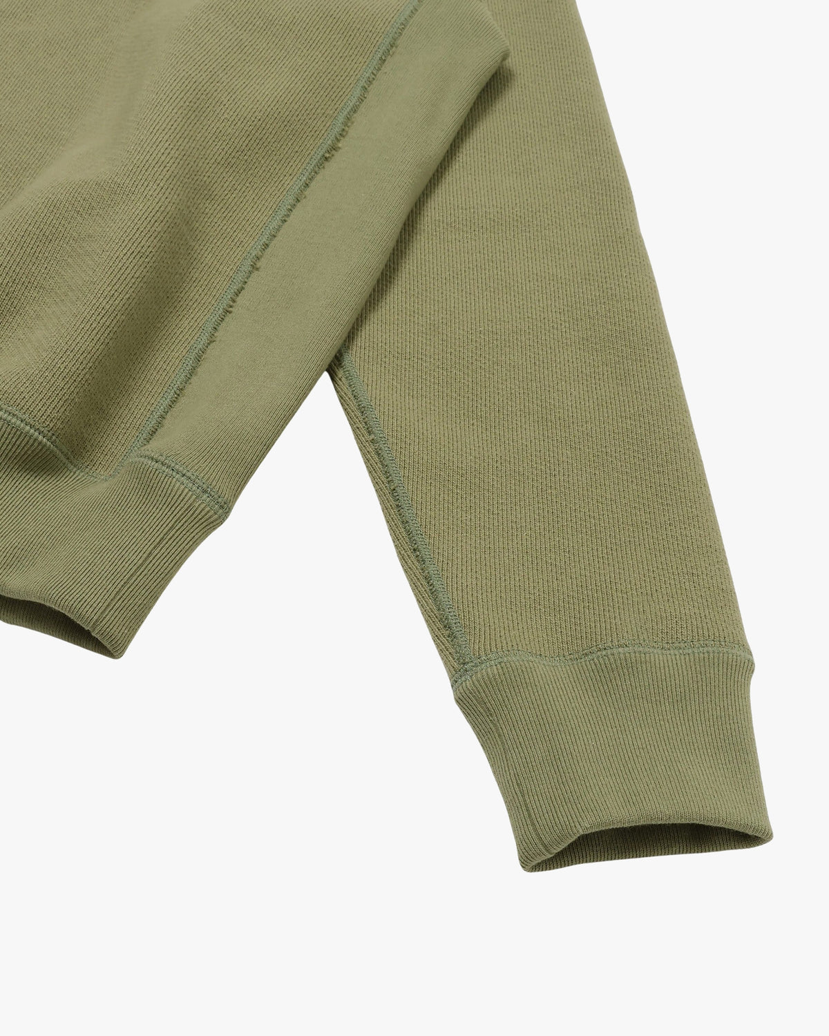 Wonder Looper 876gsm Double Heavyweight French Terry Pullover Crew Neck - Sage