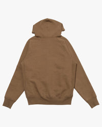Wonder Looper 825gsm Double Heavyweight French Terry Iron Mordant Foxfibre® Zip Hoodie - Coyote 80 | Wonder Looper Sweaters & Knitwear | JEANSTORE
